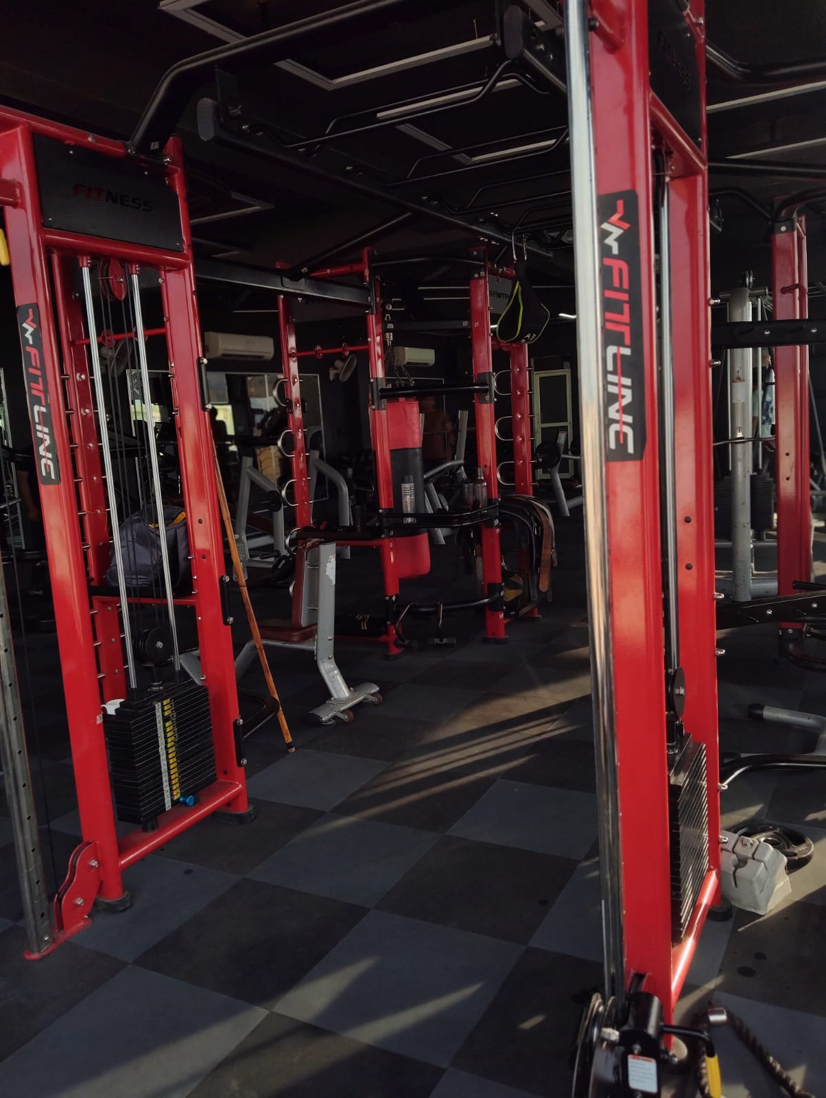 Weight training area