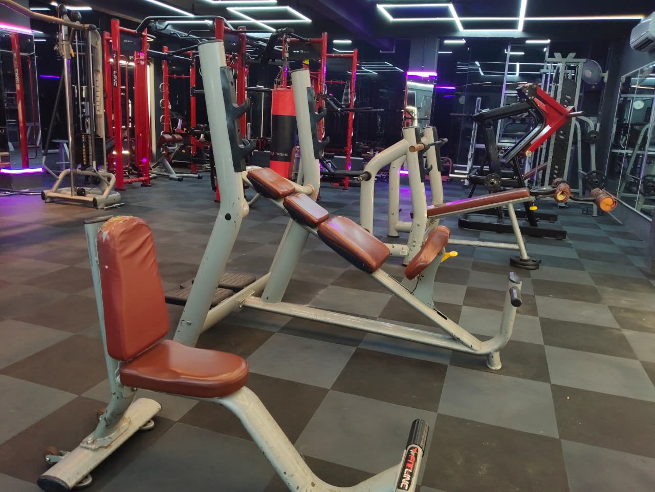 Modern gym equipment