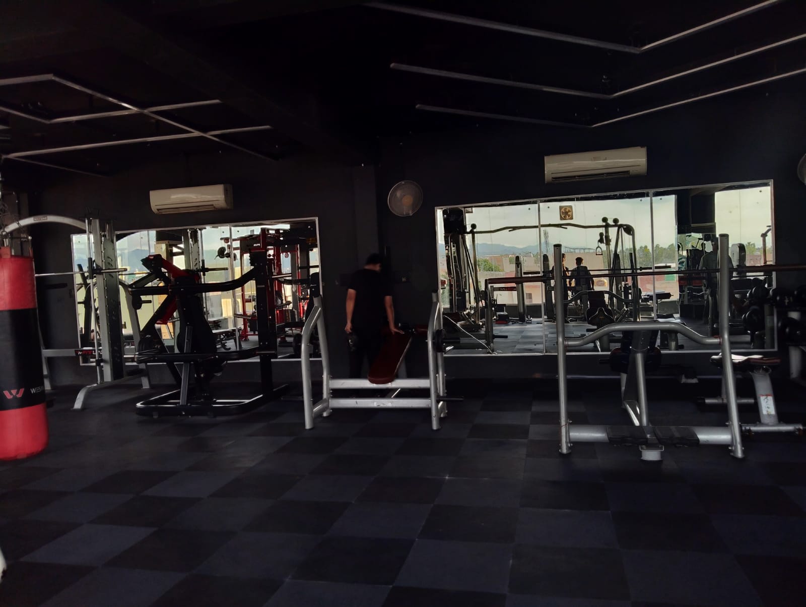 Modern gym equipment